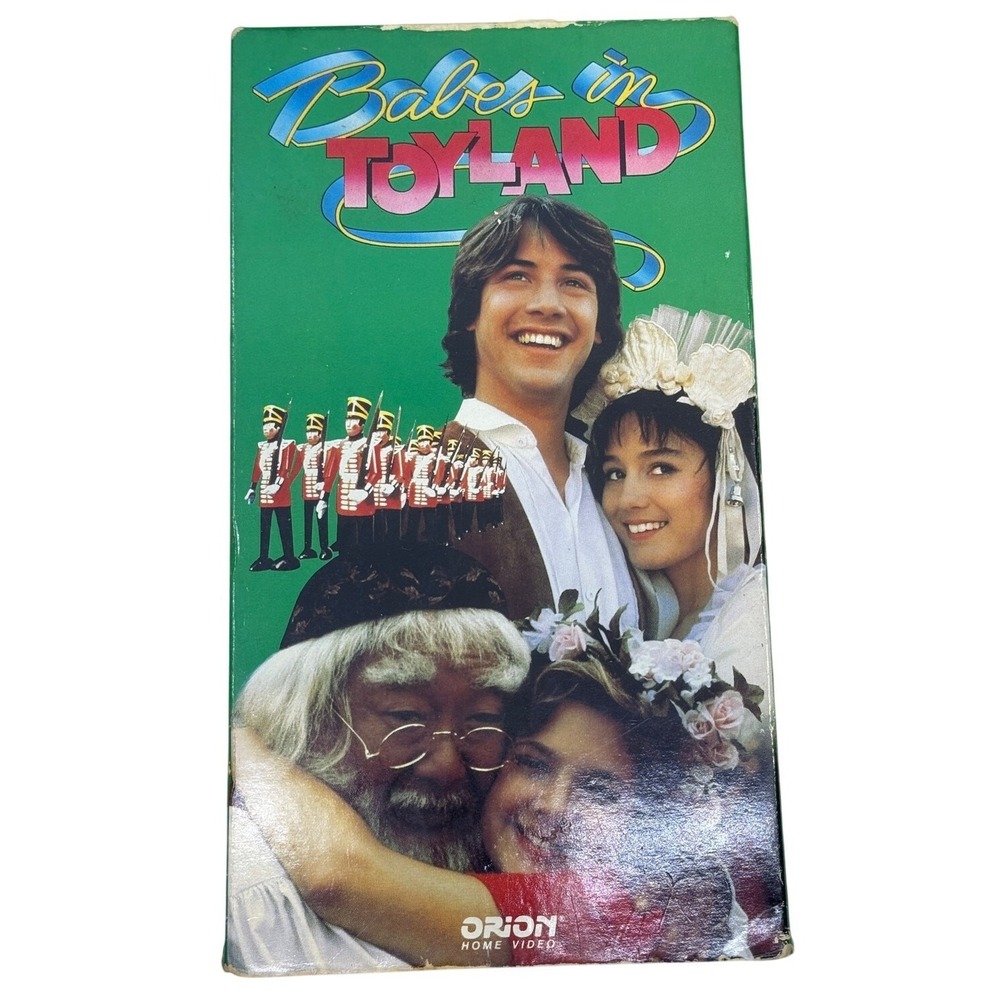 Babes in Toyland VHS 1986 Keanu Reeves‎ Drew Barrymore Orion Video